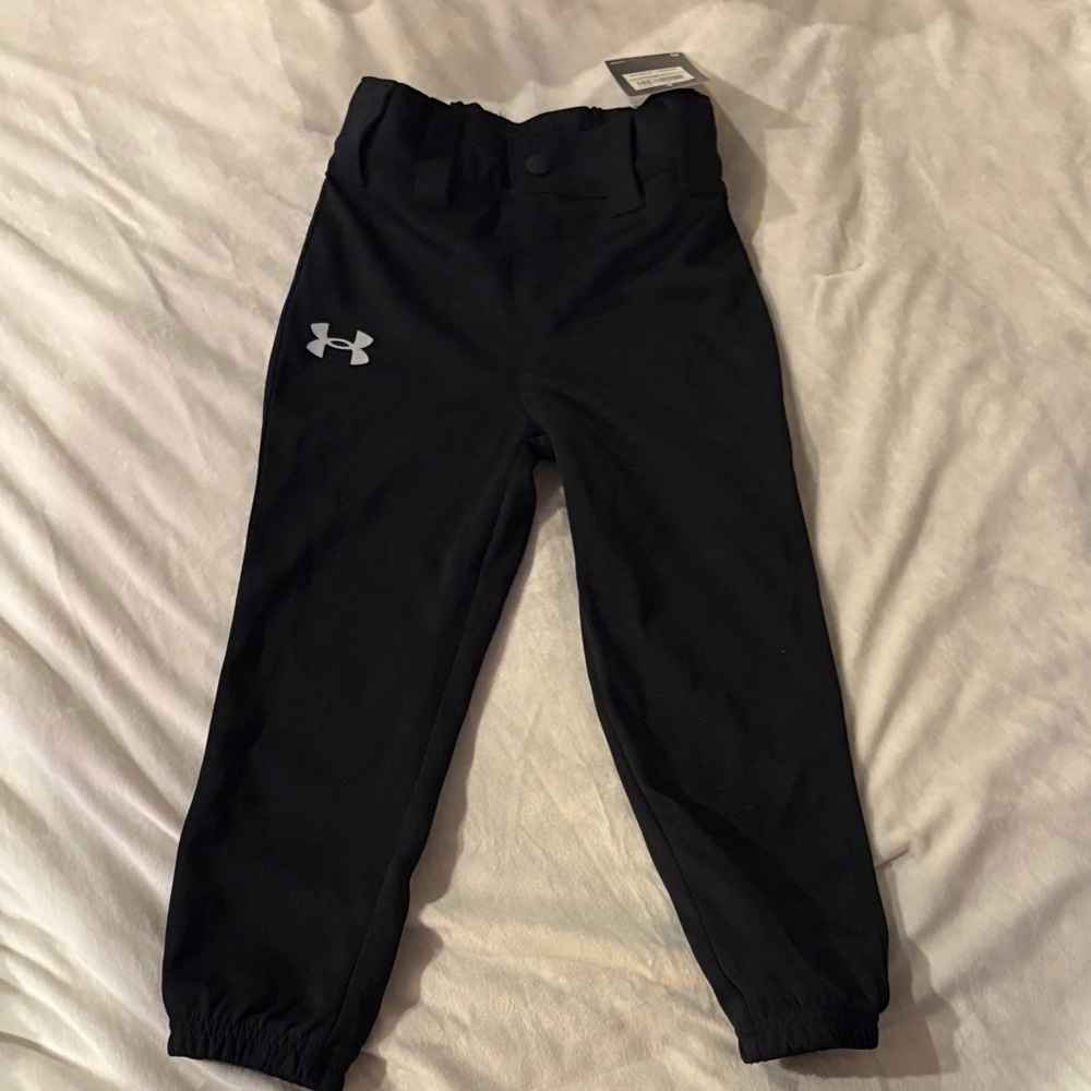 Under Armour Kids Black Baseball Pants